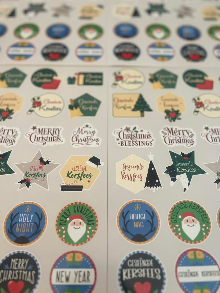 Themed sticker printing…
