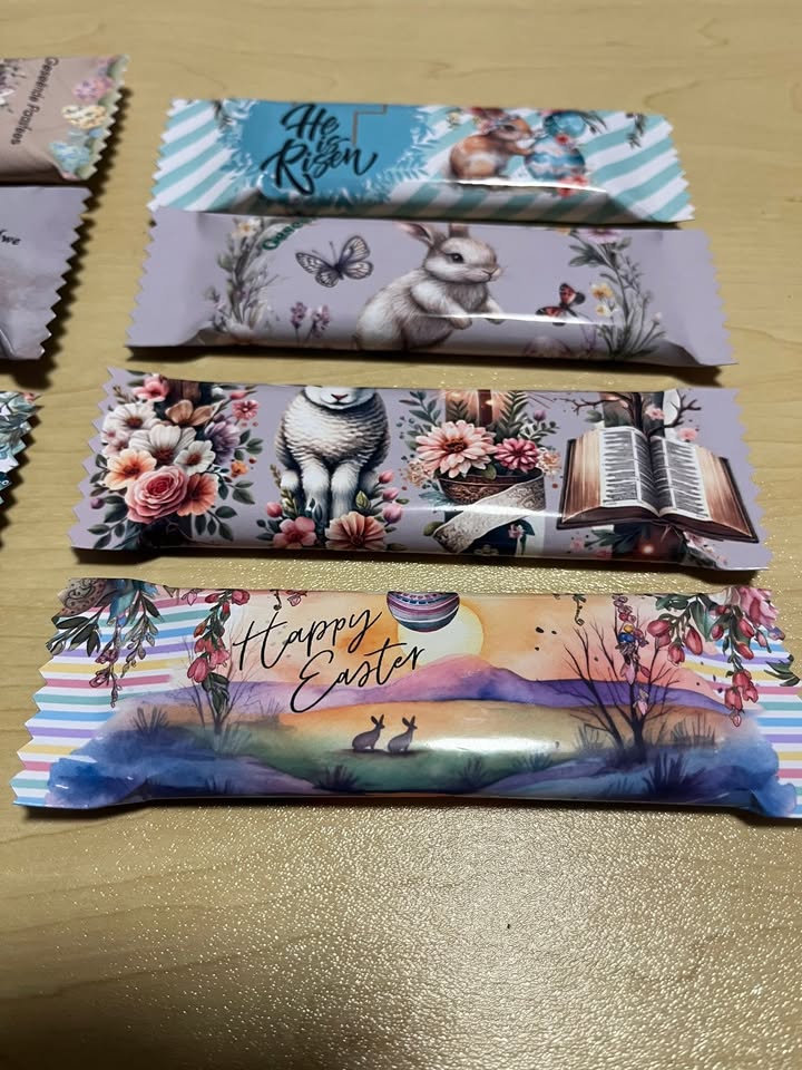 Wrapped kitkat’s and Easter eggs…