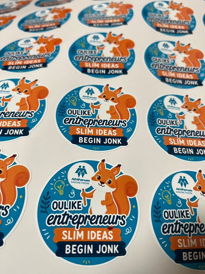 Your brand deserves to stick around!

We printed these custom stickers for our clients — from bold business logos to fun, colourful campaign designs.

Perfect for packaging, promotions, giveaways, branding, events, schools, and more.