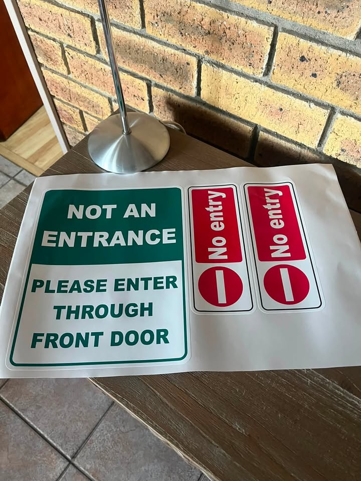 We print any custom designed stickers..